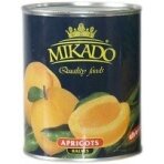 Abrikosų puselės MIKADO, 825 g / 480 g