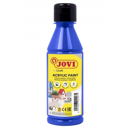 Akriliniai dažai JOVI, 250ml, mėlynos sp.