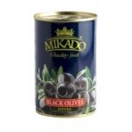 Alyvuogės MIKADO, juodos, be kaulo, M dydis, 280 g/90 g