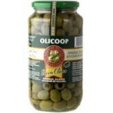 Alyvuogės OLICOOP, žalios be kauliukų, 935 g / 455 g