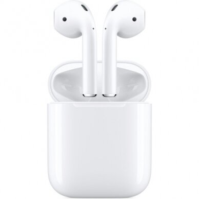 Apple AirPods (2nd Gen) Belaidės ausinės Earbuds, Balta