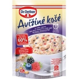 Avižinė košė DR.OETKER, su miško uogomis, 60g