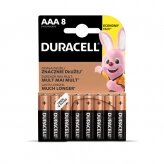 Baterija  DURACELL AAA, 8 vnt. LR03