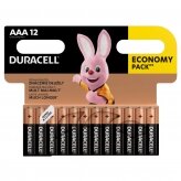 Baterijos DURACELL AAA, LR03, 12vnt