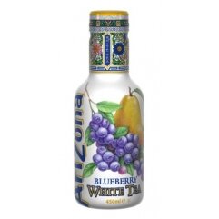 Baltosios arbatos gėrimas ARIZONA, mėlynių skonio, 450ml PET D