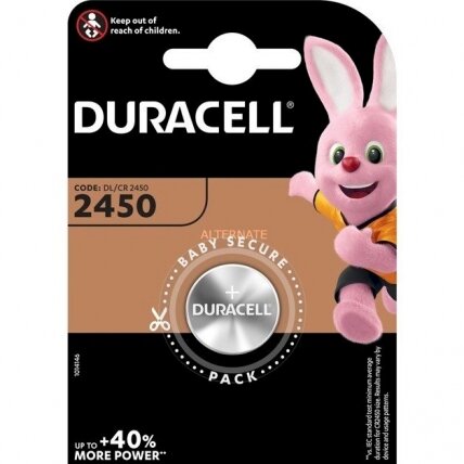 Baterijos DURACELL 2450, 1vnt