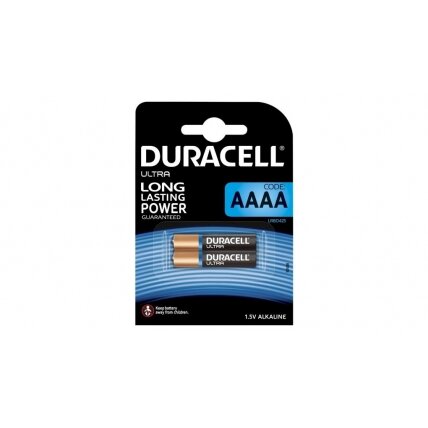 Baterijos DURACELL AAAA, 2vnt