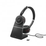 Belaidės ausinės su mikrofonu Jabra Evolve 75 SE UC Stereo, Bluetooth, With Charging Stand