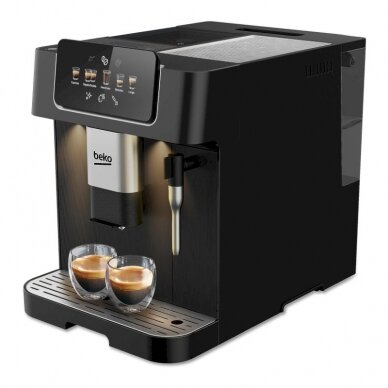 BEKO CEG 7302 B Fully-automatic espresso, cappuccino machine, black 1