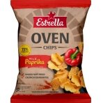 Bulvių traškučiai ESTRELLA OVEN CHIPS švelnaus paprikų skonio 125g