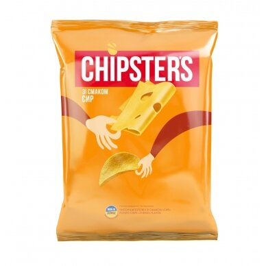 Bulvių traškučiai CHIPSTER'S, sūrio skonio, 120 g