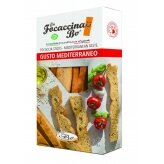 Duonos lazdelės FOCACCINA, Gusto Mediterraneo, su pomidorais, žolelėmis, 100 g