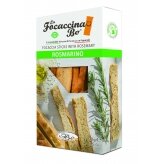 Duonos lazdelės FOCACCINA, LA Rosmarino, su rozmarinu, ryžių aliejumi, 100 g