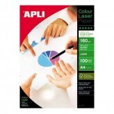 Foto popierius APLI COLOUR LASER GLOSSY, A4, 160 g/m2, 100 lapų