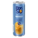 Gazuotas mangų sulčių gėrimas BONSU (99%), 0.33 l D