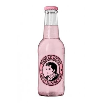 Gazuotas nealkoholinis gaivusis gėrimas THOMAS HENRY CHERRY BLOSSOM, 0,2 l Butelis D