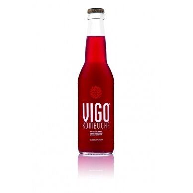 Gaivusis arbatos gėrimas VIGO Kombucha, Acai, gazuotas, 0,330 l, D, LT-EKO-001