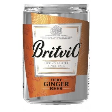 Gaivusis gėrimas BRITVIC Ginger ale, 150ml, D