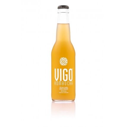 Gaivusis arbatos gėrimas VIGO Kombucha, Original, gazuotas, 0,330 l, D, LT-EKO-001