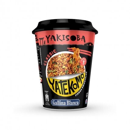 Greitai paruošiami makaronai YAKISOBA, klasikiniai, puodelyje, 93 g