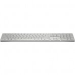 HP 970 Programmable Wireless Keyboard - Backlit - White/Silver - US ENG