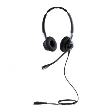 Jabra Biz 2400 II QD Duo NC Wideband Balanced Wired Headset, QD, Black