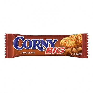 Javainių batonėlis CORNY BIG, pieninio šokolado, 50 g