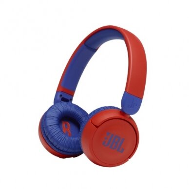 JBL JR310BT Vaikiškos belaidės ausinės, Bluetooth, Raudona