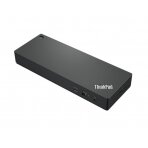 Jungčių stotelė Lenovo 40B00300EU notebook dock/port replicator Wired Thunderbolt 4, Juoda/Raudona