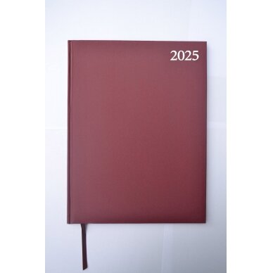 Kalendorius STANDARD 2025, PVC, A4, vyšninė