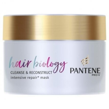 Kaukė PANTENE BIOLOGY Cleanse & Reconstruct, 160 ml