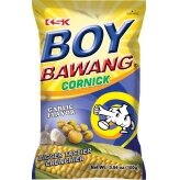 Kepinti kukurūzai BOY BAWANG, česnakų skonio, 100 g