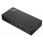 Lenovo ThinkPad Universal USB-C Dock (40AY0090EU) Jungčių stotelė, Juoda