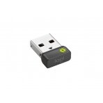 Logitech Logi Bolt USB imtuvas pelei / klaviatūrai, USB-A, Juoda