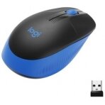 Logitech M190 Full-Size Belaidė pelė, RF Wireless, 1000 DPI, Mėlyna