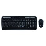 Logitech MK330 Wireless Combo Belaidė klaviatūra + Pelė, RF Wireless, RUS, Juoda