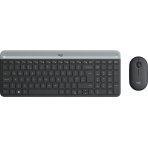 Logitech MK470 Slim Combo Belaidė klaviatūra + pelė, US, Graphite