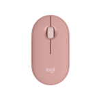 Logitech Pebble 2 M350s Belaidė pelė, RF Wireless + Bluetooth, 4000 DPI, Tonal Rose