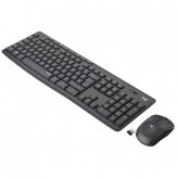 Logitech MK295 Silent Wireless Combo Belaidė klaviatūra, US Int, Graphite