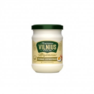 Majonezas VILNIUS Pirmas Lietuviškas, 35% 250ml/245g