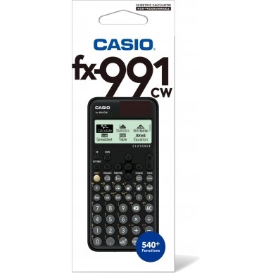 Mokslinis skaičiuotuvas CASIO Classwiz FX-991CW 5