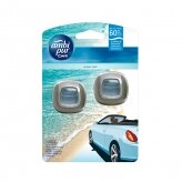 Oro gaiviklis automobiliams AMBI PUR Car Ocean Mist 2X2 ml