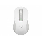 Pelė belaidė Logitech M650 L, Baltos spalvos