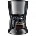 Philips Daily Collection Coffee maker HD7435/20 With glass jug Black & metal