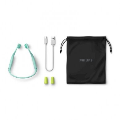 Philips Kids open-ear wireless headphones TAK4607GR/00, Bone-conduction, IPX5, Green 1