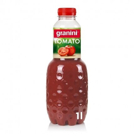 Pomidorų sultys GRANINI, 100%, 1 l, PET D