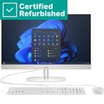 RENEW SILVER HP Pro 240 G10 AIO All-in-One - i3-N300, 8GB, 256GB SSD, 23.8 FHD Non-Touch AG, Shell White, USB Mouse, Win 11 Pro, 1 years