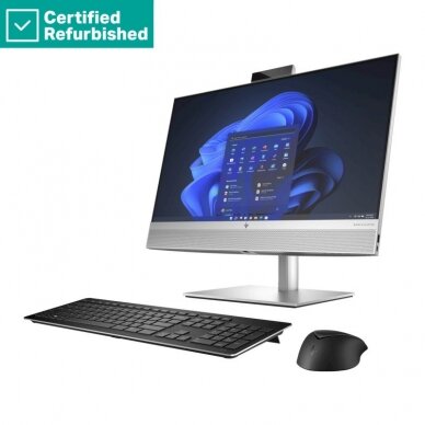 RENEW SILVER HP Elite 840 G9 AIO All-in-One - i7-12700, 16GB, 512GB SSD, 23.8 FHD Non-Touch AG, Height Adjustable, Win 11 Pro Downgrade, 1 years 1