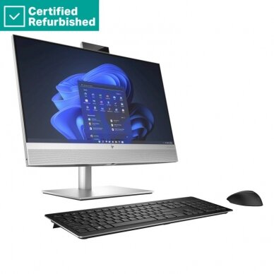 RENEW SILVER HP Elite 840 G9 AIO All-in-One - i7-12700, 16GB, 512GB SSD, 23.8 FHD Non-Touch AG, Height Adjustable, Win 11 Pro Downgrade, 1 years 2