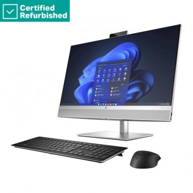 RENEW SILVER HP Elite 870 G9 AIO All-in-One - i7-12700, 32GB, 1TB SSD, 27 FHD Non-Touch AG, FPR, Height Adjustable, Win 11 Pro, 1 years 1